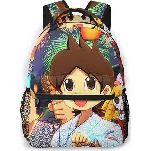 Yokai Watch Backpack for Girls Boys Travel RucksackBackpacks for Teenage school bag