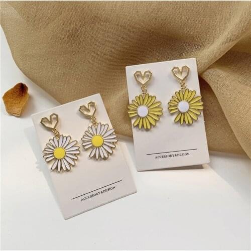 Girls Fairy Flowers Hearts Indian Earrings Love Hollow Fashion Earrings
