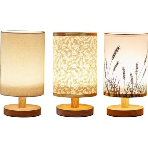 Nordic Style LED Desk Lamp Warm Light USB Charging Night Light Lamp for Bedroom