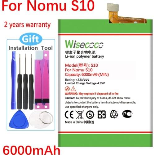 WISECOCO NEW Battery For Nomu S10 Mobile Phone In Stock High Quality Battery With Tracking Number