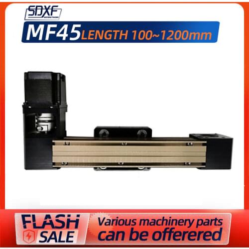 A piece of MF45 synchronous belt sliding table linear guide module new high-speed motion can be equipped with various motor flan