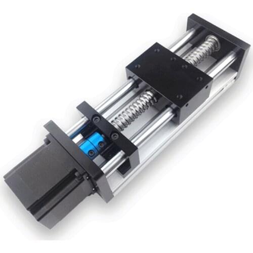 1610 Ball Screw Linear Module Aluminum Alloy Guide Rail Slider Table Module Ball Screw Slide 100MM/200MM/300MM/400MM/500MM/600MM