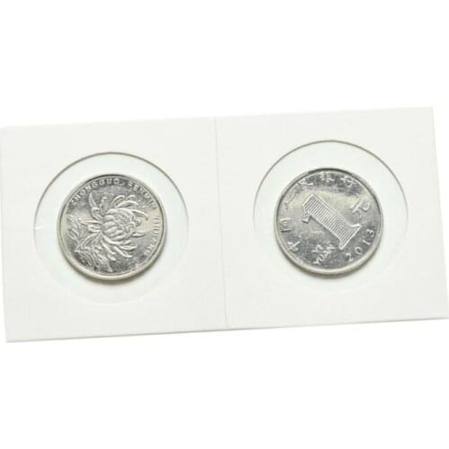 New 50PCS Square Cardboard Coin Holders Coin Supplies Coin Album Collection Lighthouse Stamp Coin Holders Cover Case Storage