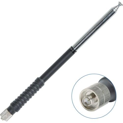 ABBREE SMA-Female VHF 136-174MHz 23cm/130cm Retractable Antenna for Walkie Talkie Baofeng UV-5R UV-82 UV-S9 PLUS Ham Radio