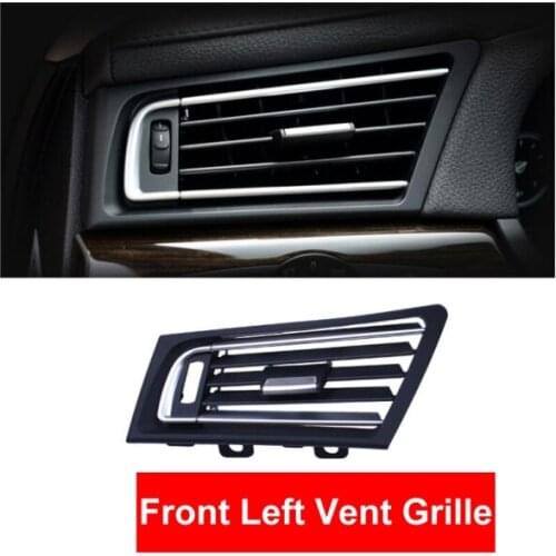 Car ABS Front Left Interior Inner Air Conditioning AC Vent Grill Outlet Panel Chrome Plate For BMW 7 series F01 F02 730 735 740