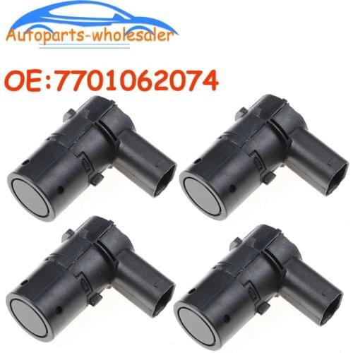 4 PCS 7701062074 Parking Sensor For Renault Clio Grand Espace Scenic Laguna Megane Saab 9-5 Mini Cooper 550, R52, R53 9653849080