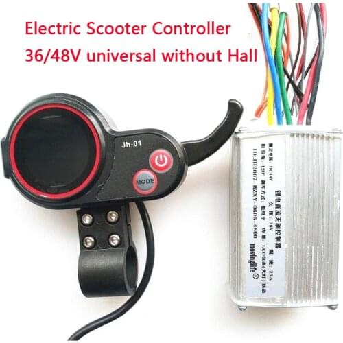 Electric Scooter Acceleration Instrument Controller 36v 48v Governor No Hall Universal Controller Screen Switch