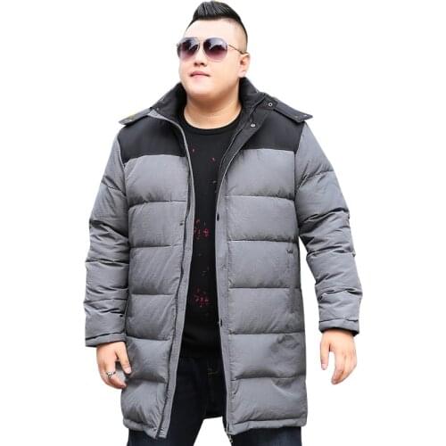 Winter Jacket for Men Mens Large size 9XL 10XL Coat Mens Long Hooded Park Winter Suit for 170kg Mens Clothing