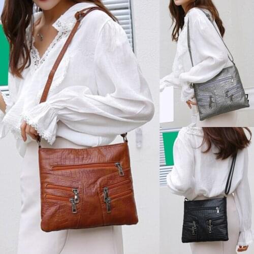 New Brand Simple Style Hot Bags Women Messenger Bags Ladies Bucket Bag PU Leather Crossbody Shoulder Pouch