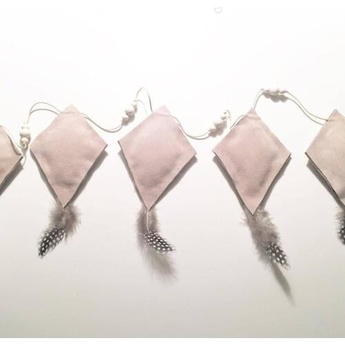 Nordic Kids Room Decoration Hanging Decorations Crib Wall Decor Suede Crafts Girls Boys Children Newborn Photography Accessories