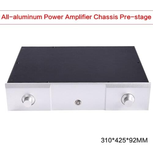 Pre-stage Chassis All-aluminum Power Amplifier Case 425*310*92MM Tube Amplifier Audio Shell Power Supply Box Multi-function