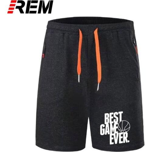 REM short pants Mens Clothing Cartoon Hip Hop Cotton Casual Men Basketballer Best Game Ever Hipster Pattern Print panties