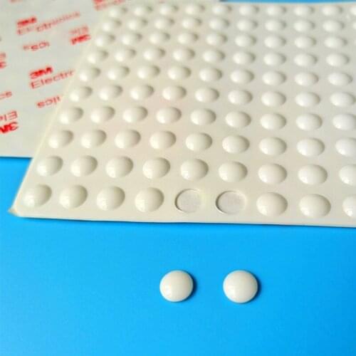 200PCS 7MM*2MM SELF ADHESIVE SOFT ANTI SLIP BUMPERS SILICONE RUBBER FEET PADS GREAT SILICA GEL SHOCK ABSORBER CABINET BUMPERS