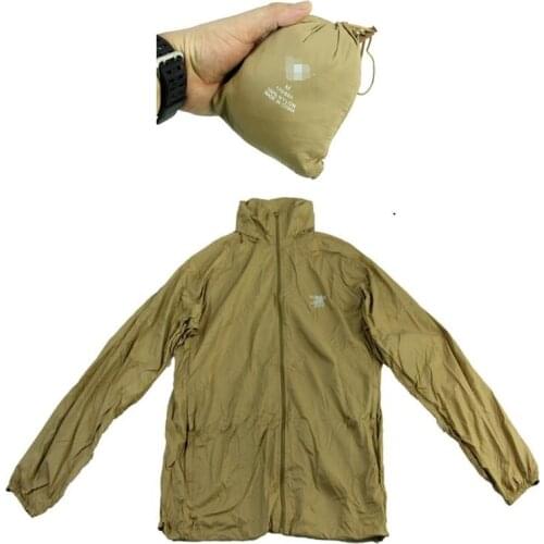 Outdoor Windbreaker Men Women Folding Portable Rainproof Windproof Sunscreen Clothes Quick Drying