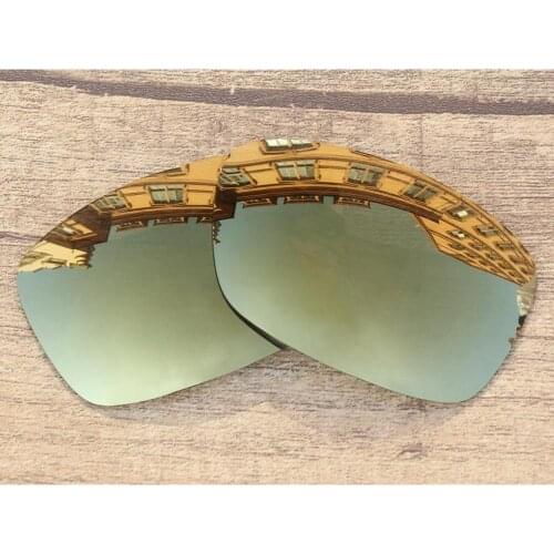 Vonxyz Bronze Mirror Polarized Replacement Lenses for-Oakley Hijinx Frame