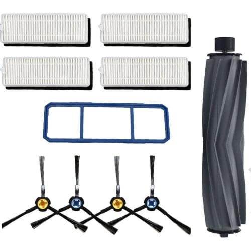 Main Brush Hepa Filter Side Brush Primary Dust Filter Replacement Parts For Chuwi ilife A7 A9S Robot Vacuum Cleaner Accessories