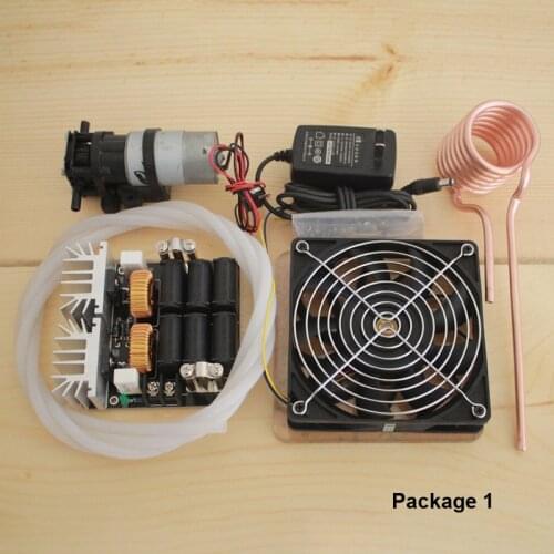 ZVS Induction Heating PCB Board induction heater High frequency heating machine Melted metal + Coil Mayitr+Pump