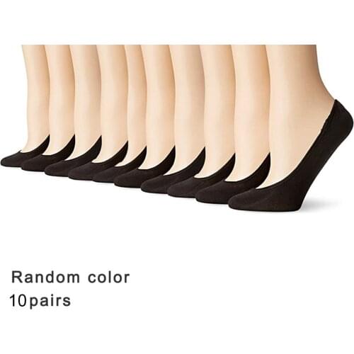 10 Pairs Invisible Socks Breathable Microfiber Liner Socks Women Summer Girls Casual Short Ankle Boat Low Cut Soft Lady Socks
