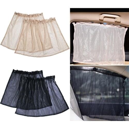 2 Pairs Car Window Curtain Interior Sun Shade SunShade Shield Decoration New