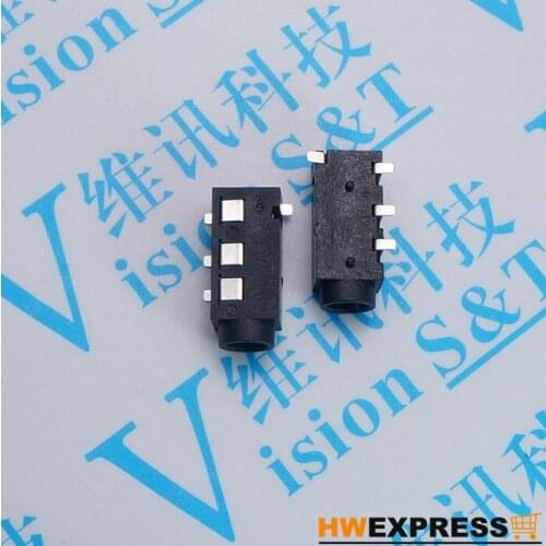 50 PCS PJ 320 D 3.5 MM Headset Audio Frequency Seat PJ 114 3.5 MM Caliber 4 Foot Patch Piece 3 1 Connector