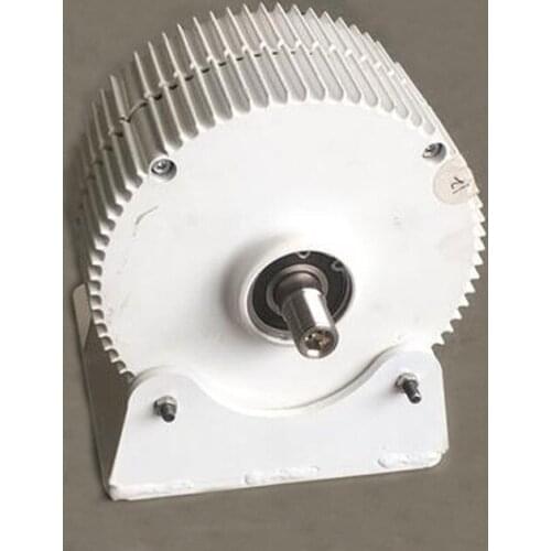 Brushless 12V 24V 48V 300W Permanent Magnet ac Generator With Base, 600rpm and low start up torque PMG