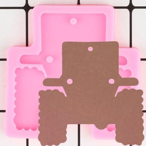 Shiny Car Silicone Mold Polymer Clay DIY Jewelry Making Epoxy Resin Molds Craft Custom Keychain Pendant Mould