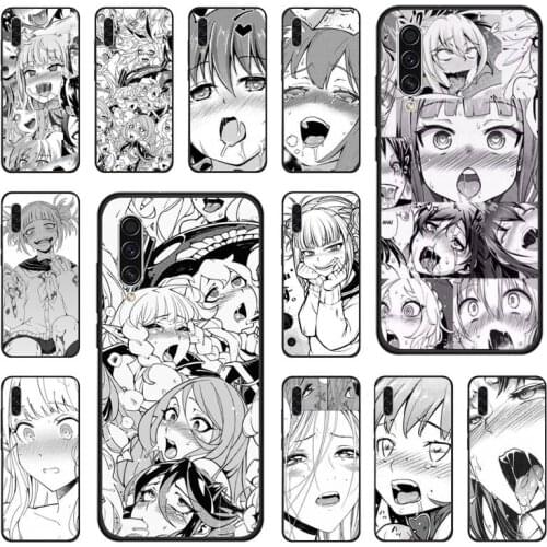 Anime girl cartoon japan cute face Phone Cases For Samsung galaxy S note 7 8 9 10 20 fe edge A 6 10 20 30 50 51 70 lite plus