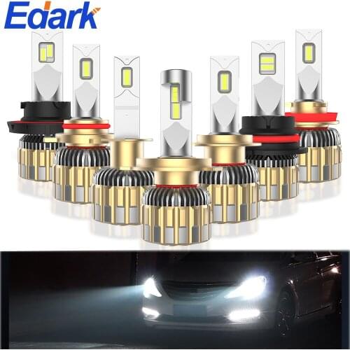 Edark H4 H7 H11 Led Headlight Bulbs H1 H13 9004 9005 9006 9007 9012 CSP 6000K 9600LM 110W Auto Fog Lights Canbus Lamps Car Light