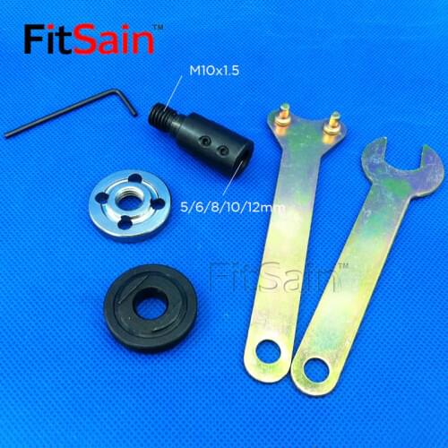 FitSain-Saw blade connecting rod bushing motor shaft 5/6/8/10/12/14mm saw blade angle grinder for saw blade 16mm/20mm holes