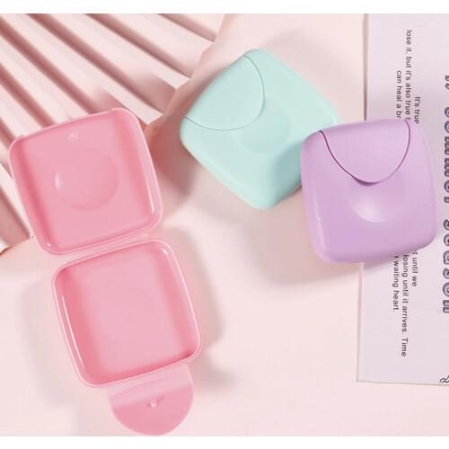 1pc Color Random New Coming Travel Outdoor Portable Women Tampons Storage Box Holder Tool Set Travel Carrying Case