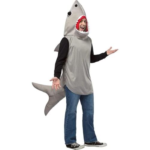 Halloween and Easter Mens Sand Shark Adult Grand Performance Acting Advertising Costume