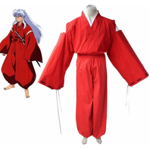 Inuyasha Inuyasha Kimono Cosplay Costume Tailor Made Any Size