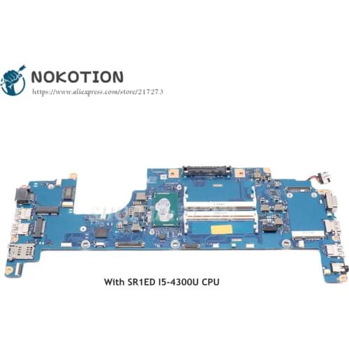 NOKOTION For Toshiba Portege Z30 Z30-A Laptop Motherboard SR1ED I5-4300U CPU FAUXSY3 A3667A MAIN BOARD