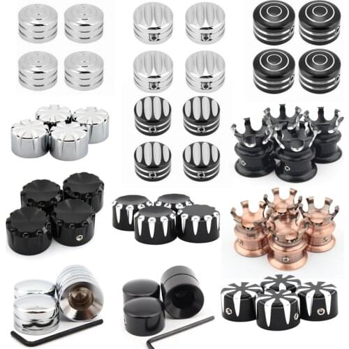 Motorcycle Spark Plug Head Bolt Cap Cover Plug Black/Chrome For Harley Twin Cam Touring 1999-2017 Sportster XL 883 1200 48 72