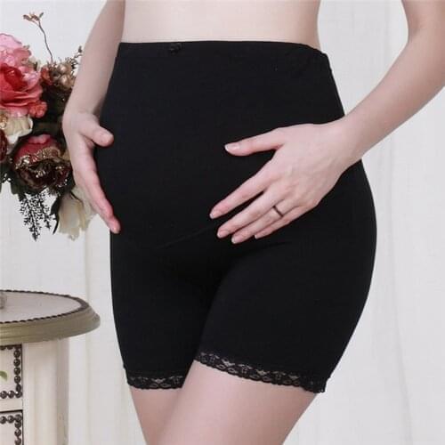 High Waist Belly Support Pregnant Women Underwear Cartoon Face Pattern Panties Breathable Cotton Adjustable Maternity Underwear