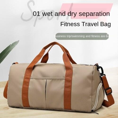 New Fashion Unisex Large-Capacity Gym Bag Fitness Training Outdoor Multifunctional Dry And Wet Separation Travel Sports Bag