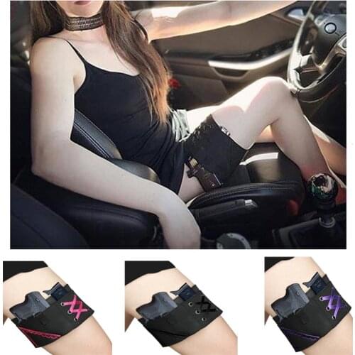 Hunting Army Woman Drop Leg Concealed Holster Girl Adjustable Left Right Thigh Garter Pistol Holder Tactical Holsters Accessory