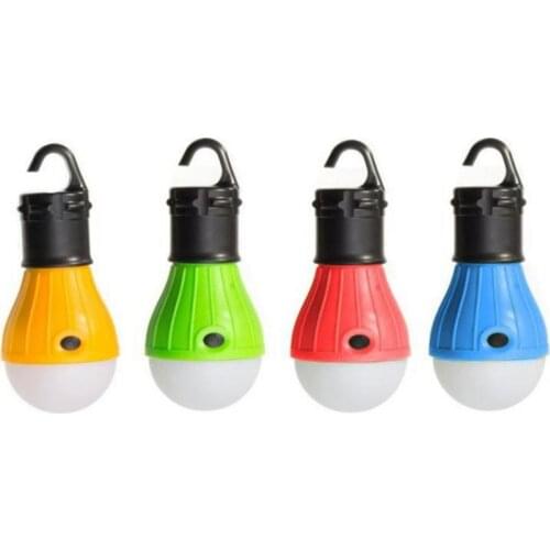 Portable Camping Equipment Outdoor Hanging 3 LED Camping Lantern Soft Light LED Camp Lights Bulb Lamp For Camping Tent Fishing