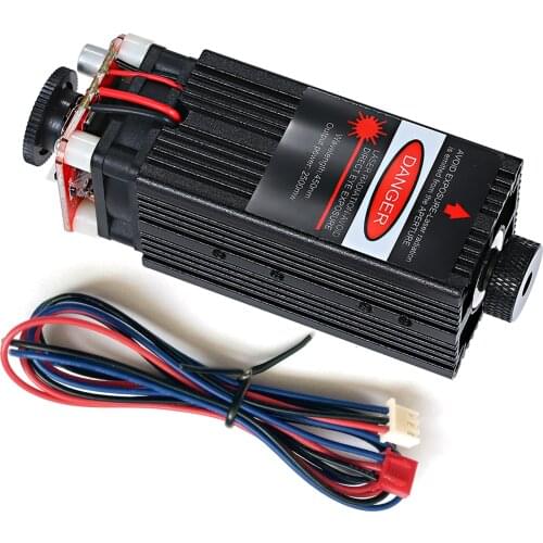 Professional Blue Laser Head Module 500mw/ 2500mw/5500mw Adjustable Focusable for CNC Router / DIY Laser Engraving Machine