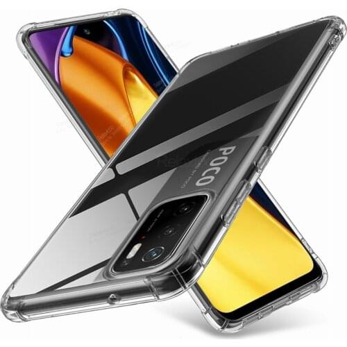Transparent Shockproof Phone Cover For Xiaomi Poco M3 Pro Case Xiomi Mi Pocco Poko Poxo PocoPhone M 3 M3Pro PocoM3 Pro 5G Coque