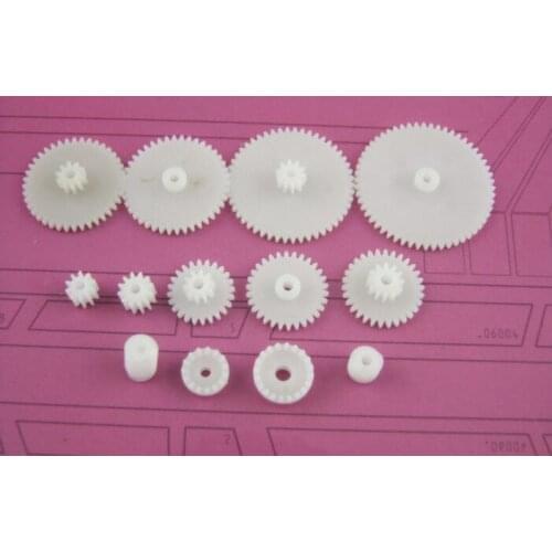13pcs High Quality plastic gear worm gears modulus M0.5 Gears For DIY Robot and model