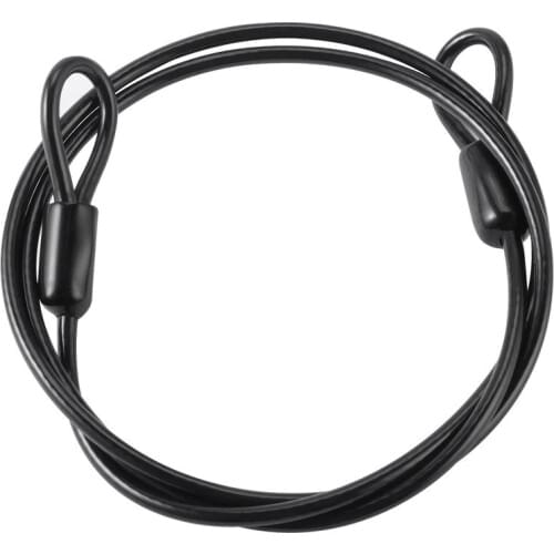 Cable Steel Wire Rope 100cm/39'' For Outdoor Sports Bike Lock Bicycle Cycling Scooter Guard Security Luggage Safety Free Shippin