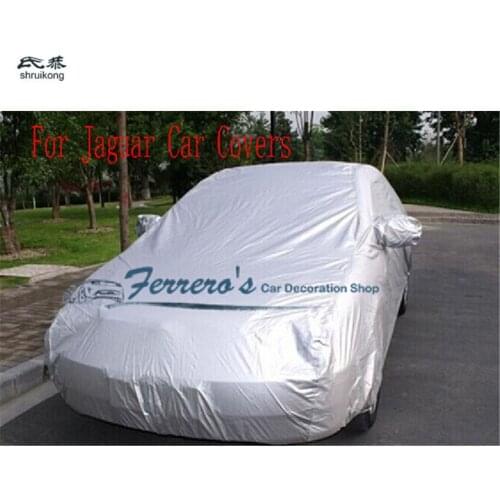Car Covers Waterproof Sun UV Dust Rain Resistant Protection Gray for jaguar F-PACE XF XJ XE F-Type XKR XJR XFR