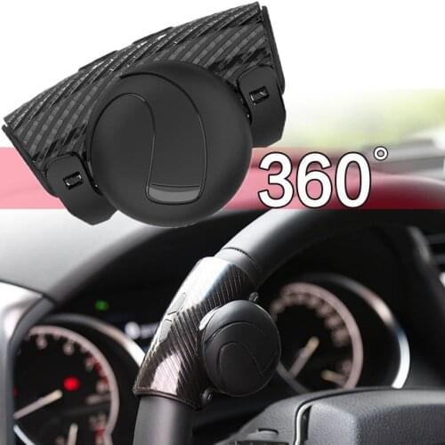 1pc Steering Wheel Spinner Steering Wheel Booster Spinner Knob 360° Rotation Bearing Power Handle Ball Shaped for Vehicles Cars