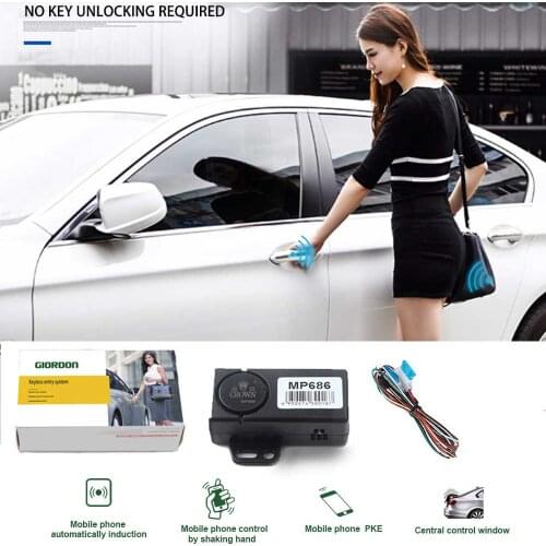 3-5M Auto Keyless Entry Automatic Trunk Opening With Mobile Phone App Bluetooth Car Security System Central Locking