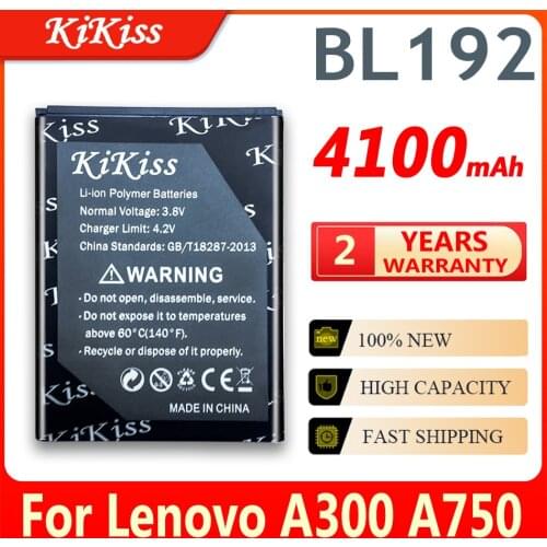 BL192 4100mAh Big Power Battery For Lenovo A750 A529 A560 A680 A590 A328 A300 Cell Phone Replacement Batteries Batterie