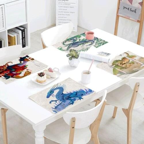 Aristocratic Animal Sheets Napkins Tea Placemat Placemats Polyester Pterosaur Servilletas Barbara Design Party Decoration