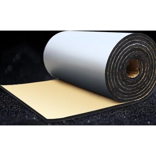 100cmx50cm 5mm/7mm/10mm/20mm Deadening Aluminum Foil Mat Car Sound Heat Insulation Cotton Hood Engine Firewall Car Accessories