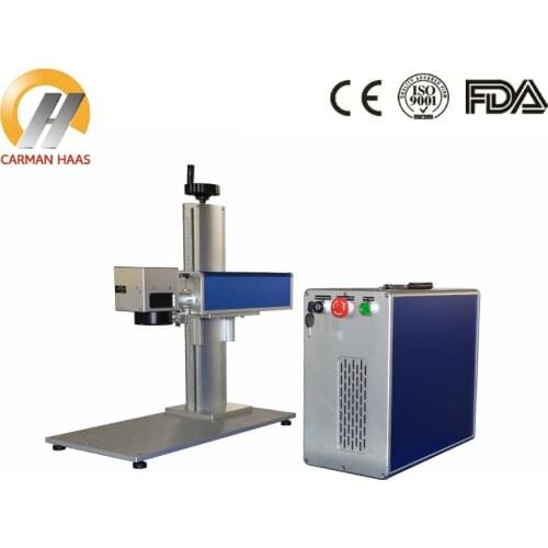 Free Shipping 20W Split Desktop Fiber Laser Marking Machine Price for Stainless Steel Metal Blade Marking Jewelry Laser Marking