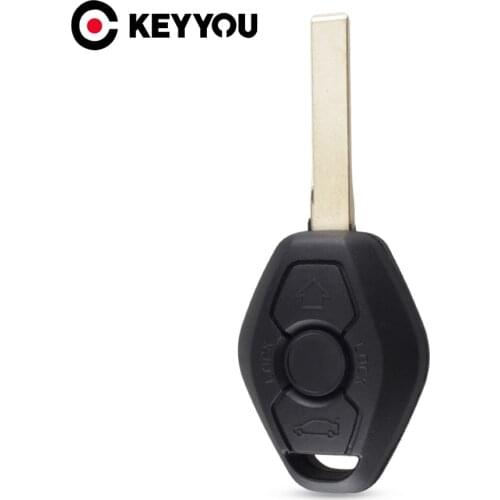 KEYYOU 10X 3 button UNCUT REMOTE KEY CASE SHELL For BMW 3 5 7 Series 325 325i 325ci 330 330i 325 325i 525 525i X5 X3 Z3 Z4